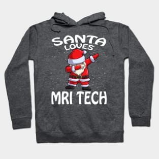 Santa Loves Mri Tech Christmas Hoodie